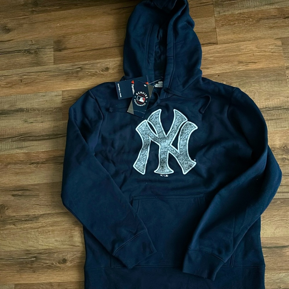 Fanatics Navy Blue Hoodie with Team Logo